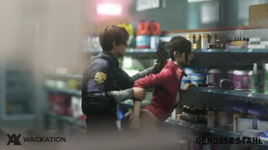 Claire's Rough Gas Station Gangbang