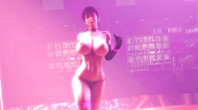 Kasumi's Sensual Striptease Performance