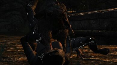 Jugged Khajiit Cunt Overstuffed with Beastiality