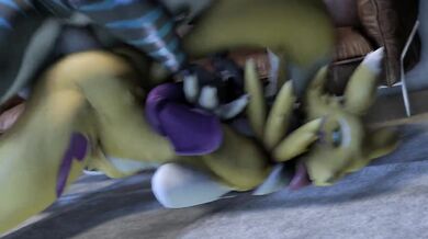 [Hardcore Futanari] Two Kemonos [Slave-making] to the Insanity