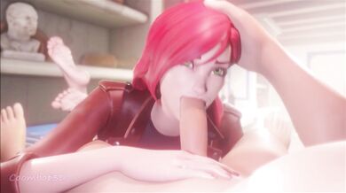 Mary's Horny Throat Fucked By A Robotic BF