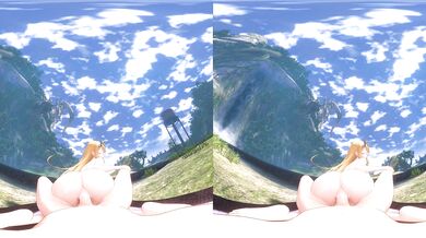 Virtual Reality Bukkake with the Lady of the Lake