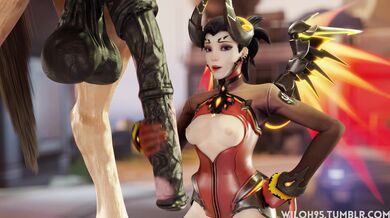 DMercy Horse Handjob by Wiloh95 - A tale of a man who is lured into the woods by his horse, only to be greeted with an unexpected hand job from his equine companion.