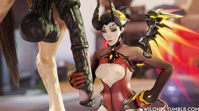 DMercy Horse Handjob by Wiloh95 - A tale of a man who is lured into the woods by his horse, only to be greeted with an unexpected hand job from his equine companion.