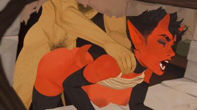 Sexy Demoness Pounded in the Ass