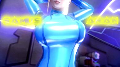 Sexy Space Bounty Hunter Samus Aran Gets Gangbanged in Zero-Gravity PMV!