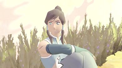 Futa Korra and Azula's No-Sound Lesbian Lust