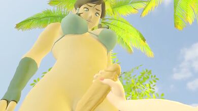 Futa Korra and Azula's No-Sound Lesbian Lust