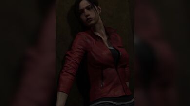 Mr. X stretching Claire's holes to the limit!