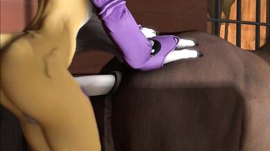 Monster Rancher's Renamon Gets Fucked by a Centaur in 'SumerianDragon'