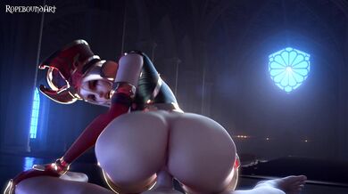 Bondage Dominatrix Whitemane Trains a New Recruit in 'Ropeboundart'