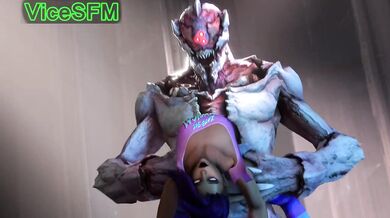 Overwatch's Sombra Getting Pounded by a Huge Monster in 'ViceSFM'