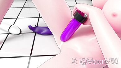 Raiden Shogun's Solo Swordplay with a Sex Toy in Hand #2