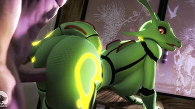 Furry Rayquaza's Anal Adventures: A Kinky Tail of Love