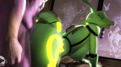 Furry Rayquaza's Anal Adventures: A Kinky Tail of Love