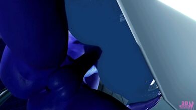 Widowmaker and Cortana's Hot Threesome with a Lucky Human (PV)