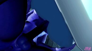 Widowmaker and Cortana's Hot Threesome with a Lucky Human (PV)