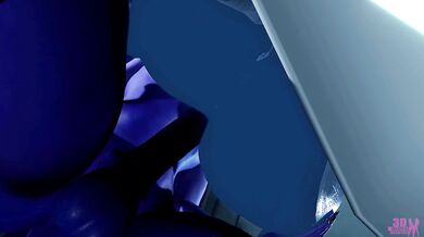 Widowmaker and Cortana's Hot Threesome with a Lucky Human (PV)
