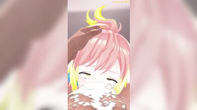 Explosive Cumshots from Suzutaro in 3D - Hira Hikari's Deepthroat Service