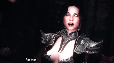 Dragonfucking in Skyrim: Serana's Hot Momma is a Sexy Sorceress (Featuring Valerica)
