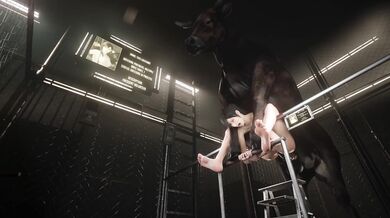Tifa's Rough Doggy-Style with Zangief's Big Muscles (FM)