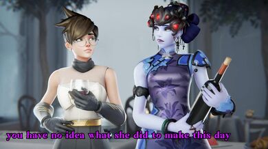 Mercy's Hairy Milf-Flavored Cream Pie with Ashe's Big Black Cock