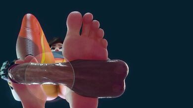 Sexy Tracer Gets Her Ass Pounded by a Giant Cock