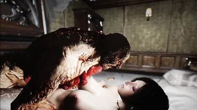Ada Wong Gets Rekt by Tyrant in Skyrim (Resident Evil)