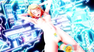 Rin Kagamine's Fucking with Toy C in a Horny Romp!
