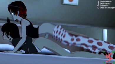 Ruby and Blake's Futanari High-Speed Fucking Session