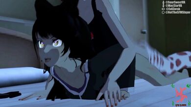 Ruby and Blake's Futanari High-Speed Fucking Session
