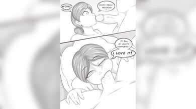 Greedy MILF Devours Cum