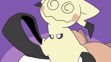 Mimikyu and Raichu Go at It (Loudly)!