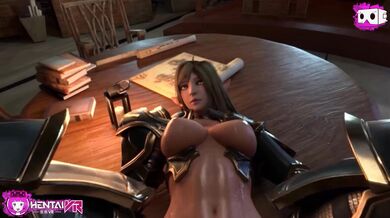 - Lustful Elf Gets F*cked on Table by Armored Lover in VR Hentai