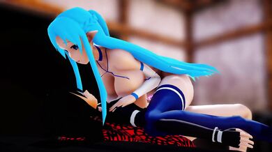 Genderfluid Kirito & Asuna ♦ Futanari Sword Art Online ♦ Sexual Awakening in Alfheim