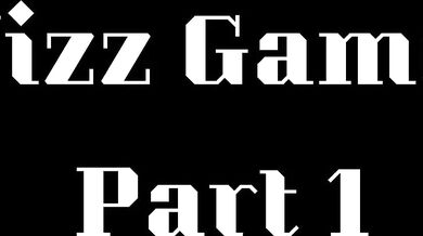 Jizz Game Part 1