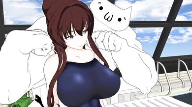 Yamato's Surprising Beach Bod Revealed in Skimpy Swimsuit!