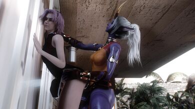 Sarah's Double Dip with Soraka and Saruka in 'Haruno-Style'