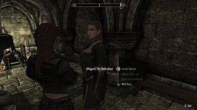 Sexy Dragonborn Seducing the Wilderness Warrior
