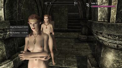 Sexy Dragonborn Seducing the Wilderness Warrior