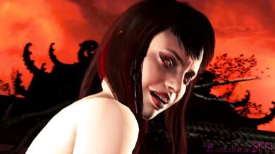 Scarlet Fucks Kitana: A Lesbian Adventure in the MK Universe