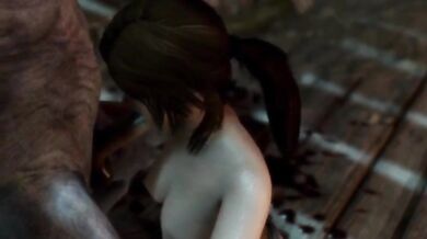 Tomb Raider's Lara Croft Fucks Dragonborn in Skyrim: A Cavalorn13 Production