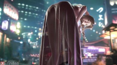 Aerith Gets Her Pussy Licked While Tied Up and Blonde Elf Hottie Loves It