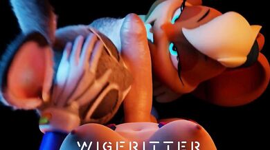 Futa D.Va Gets a Two-Headed Blowjob from Judy & Lola - Wigfritter