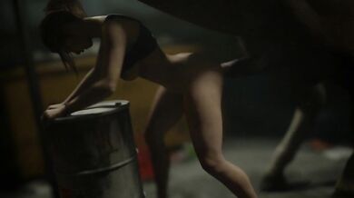 - Claire's Rough Mounting Adventure with a Huge Horse Penis
