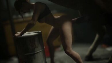 - Claire's Rough Mounting Adventure with a Huge Horse Penis