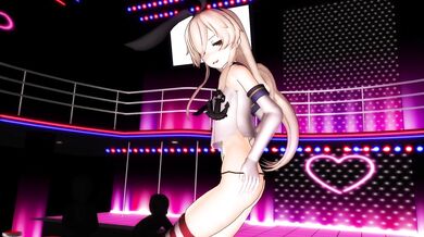 Sexy Miko Shimakaze Gets Fucked Hard in the Ass by Cranky Old Man in Mochi MMD Hentai Anime