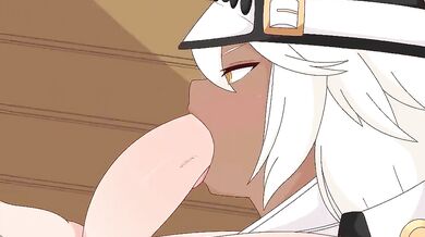 Gaping asshole of Ramlethal Valentine fucked by giant cock in the ass.