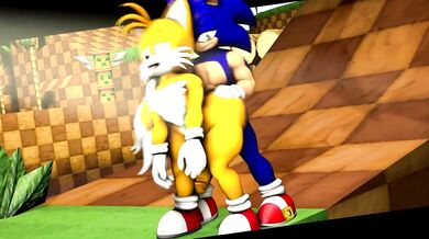 Tails Gets Nailed by Sonic