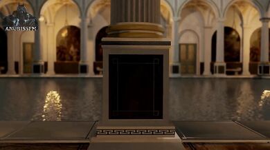 Busty babe Kassandra takes on the bathhouse in a steamy solo session